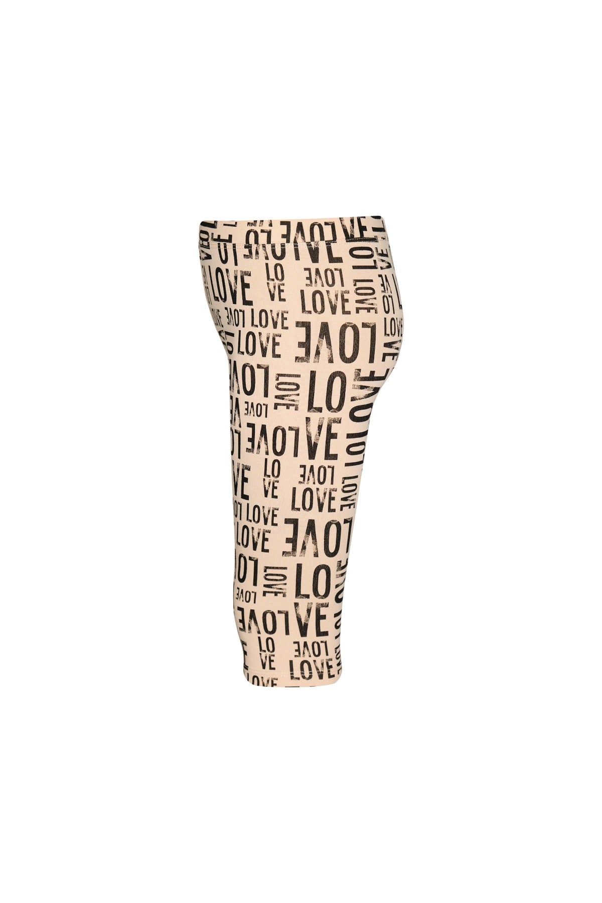 Girls' Lovely Letters Patterned Capri Leggings_sizechart