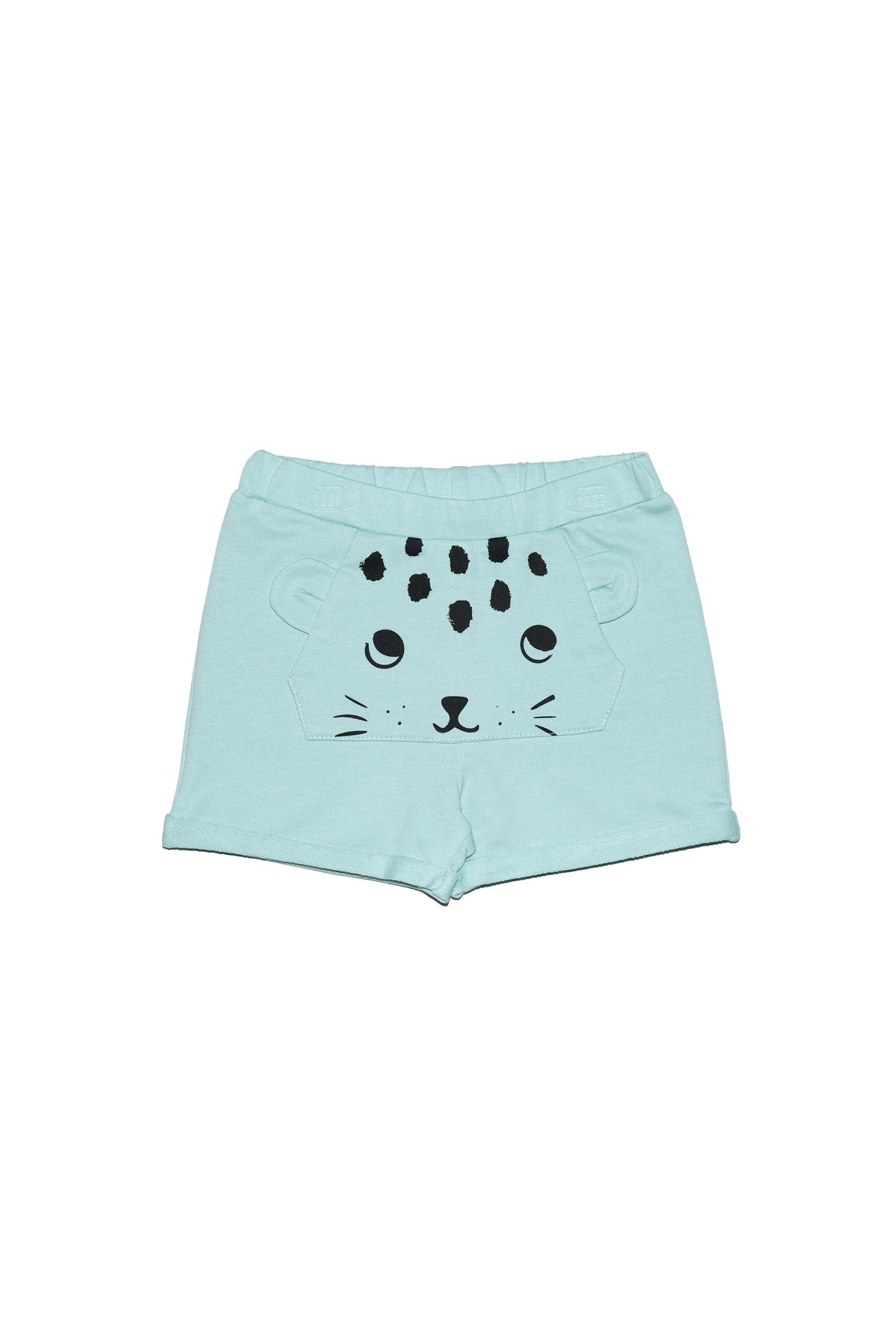 Girls' Kangaroo Pocket Shorts (MINT)