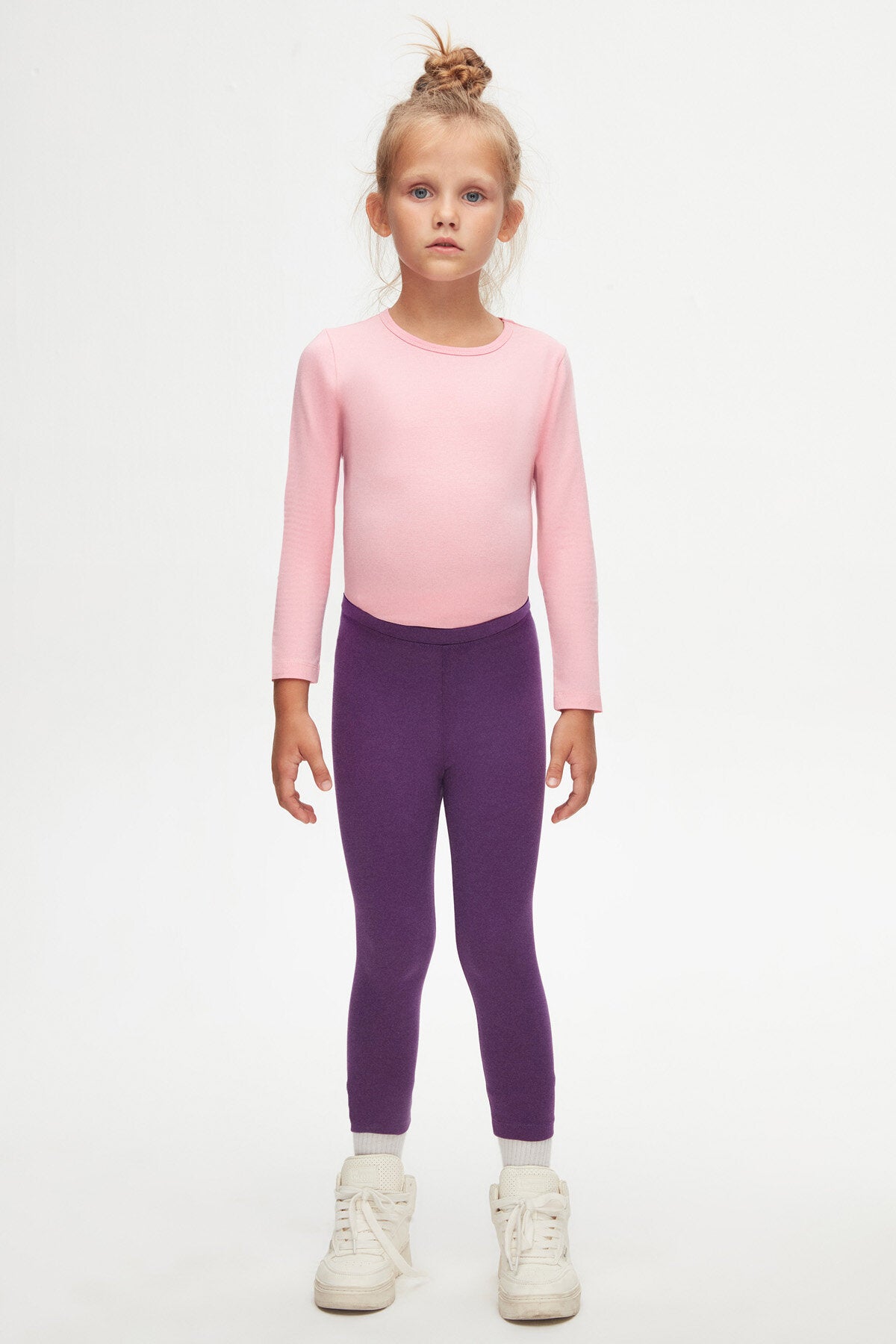 Girls' Summer Basic Leggings (ROYAL PURPLE)