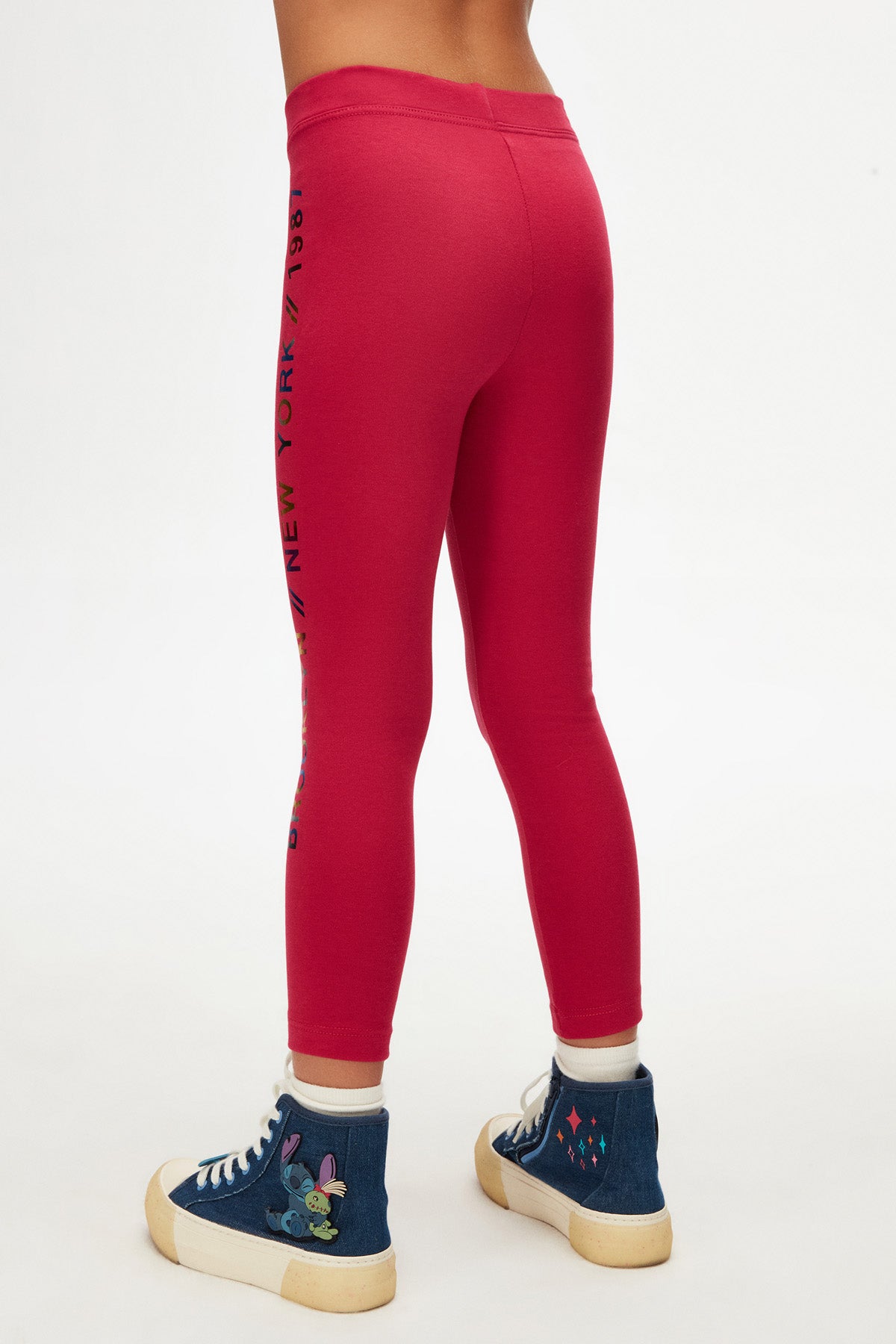 Girls' New York Printed Fleece-Lined Winter Leggings_sizechart (CRIMSON)