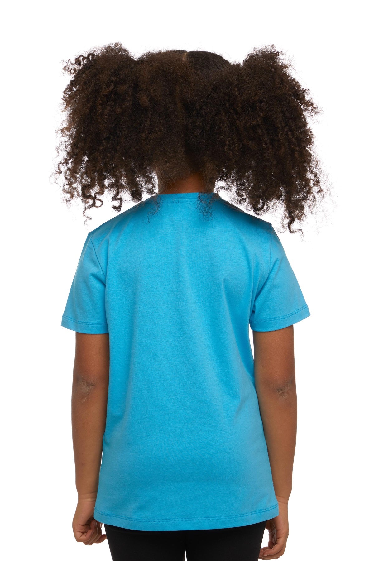 Basic Unisex Kids Crew Neck Short Sleeve T-Shirt (AQUARIUS)