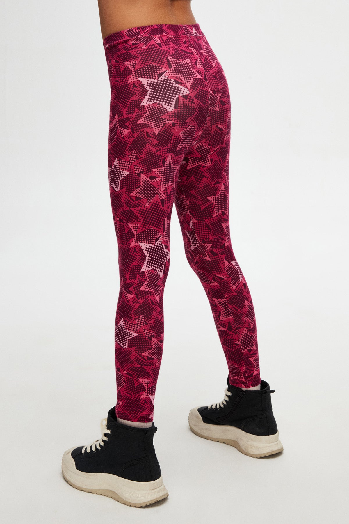 Pointing Stars Girls' Patterned Summer Leggings_sizechart