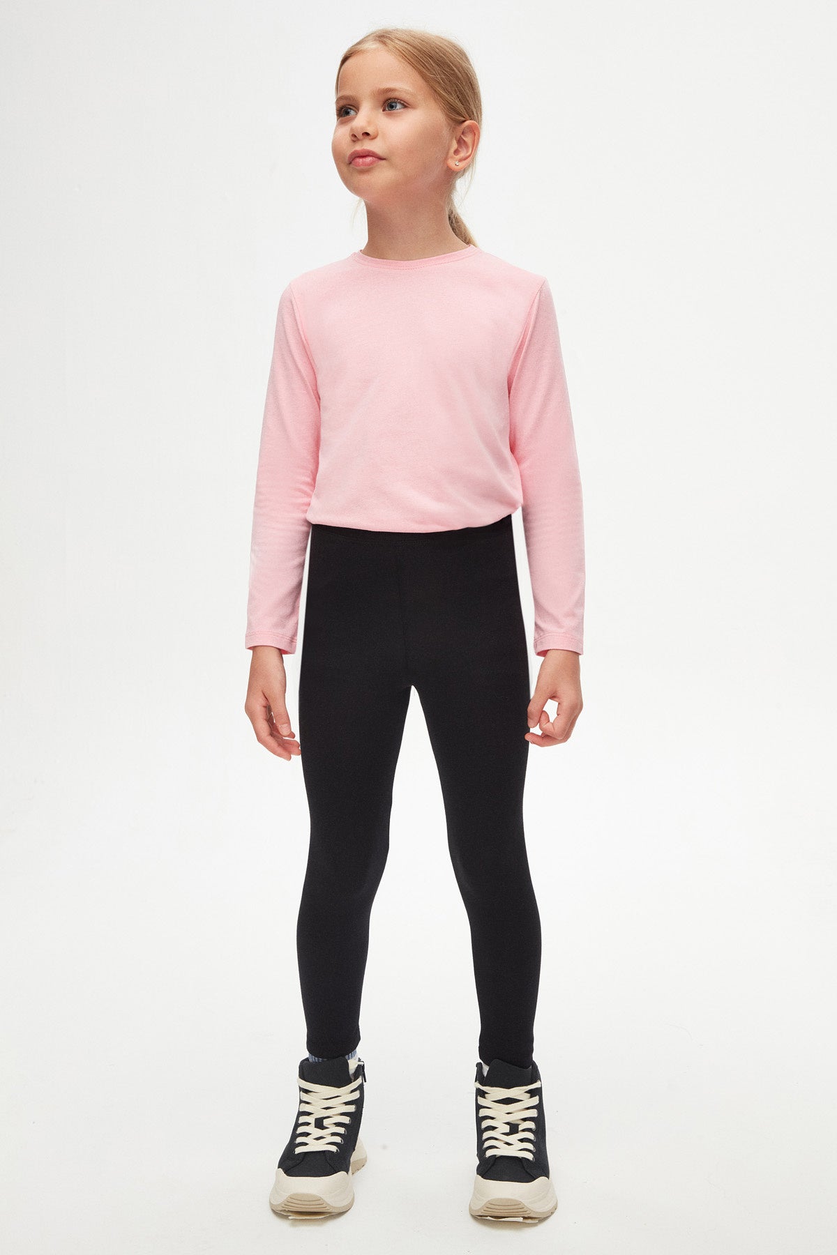 Girls' Basic Summer Leggings (BLACK)