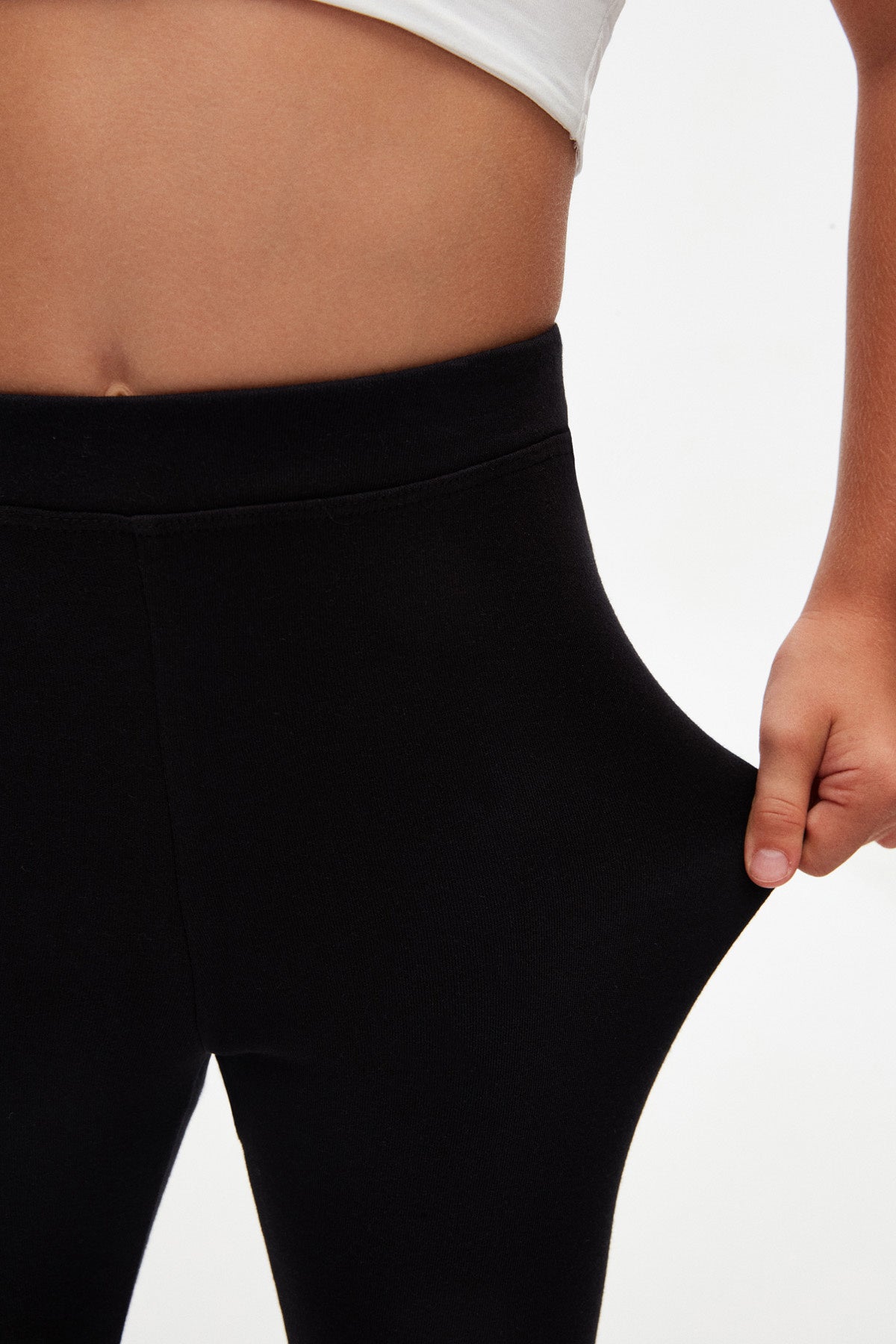 Girls' Basic Summer Leggings (BLACK)