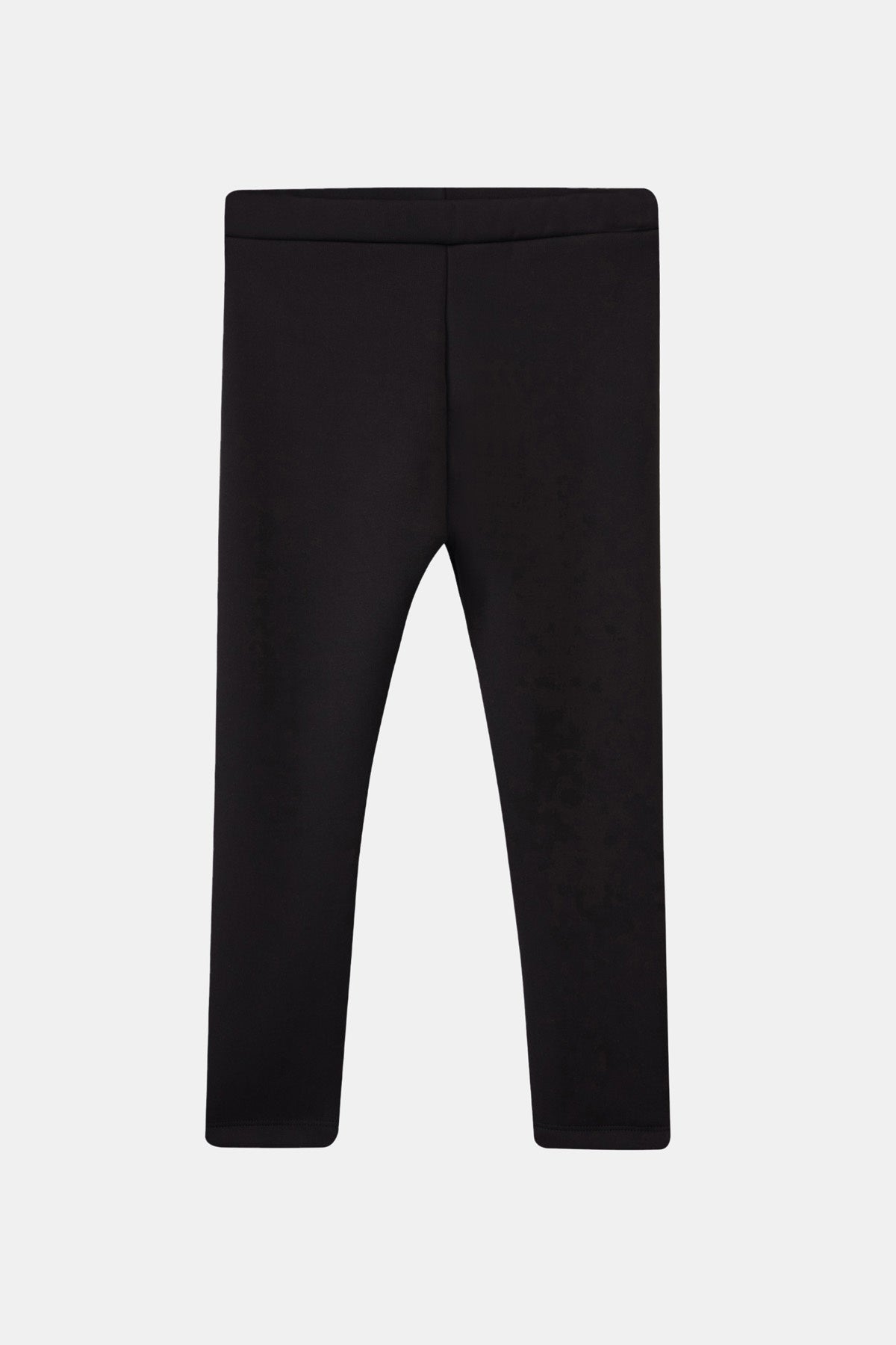 Girls' Plush Lined Extra Thick Winter Leggings (BLACK)