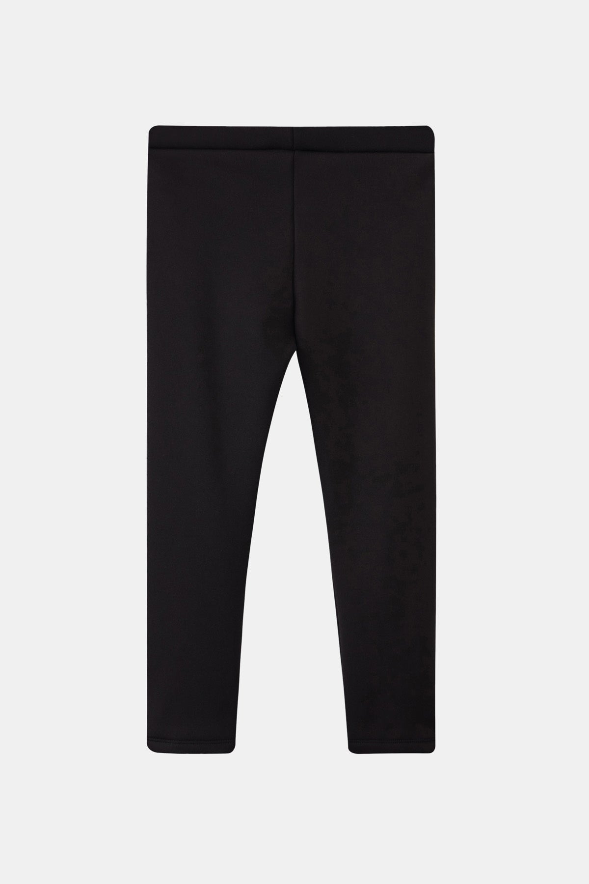 Girls' Plush Lined Extra Thick Winter Leggings (BLACK)