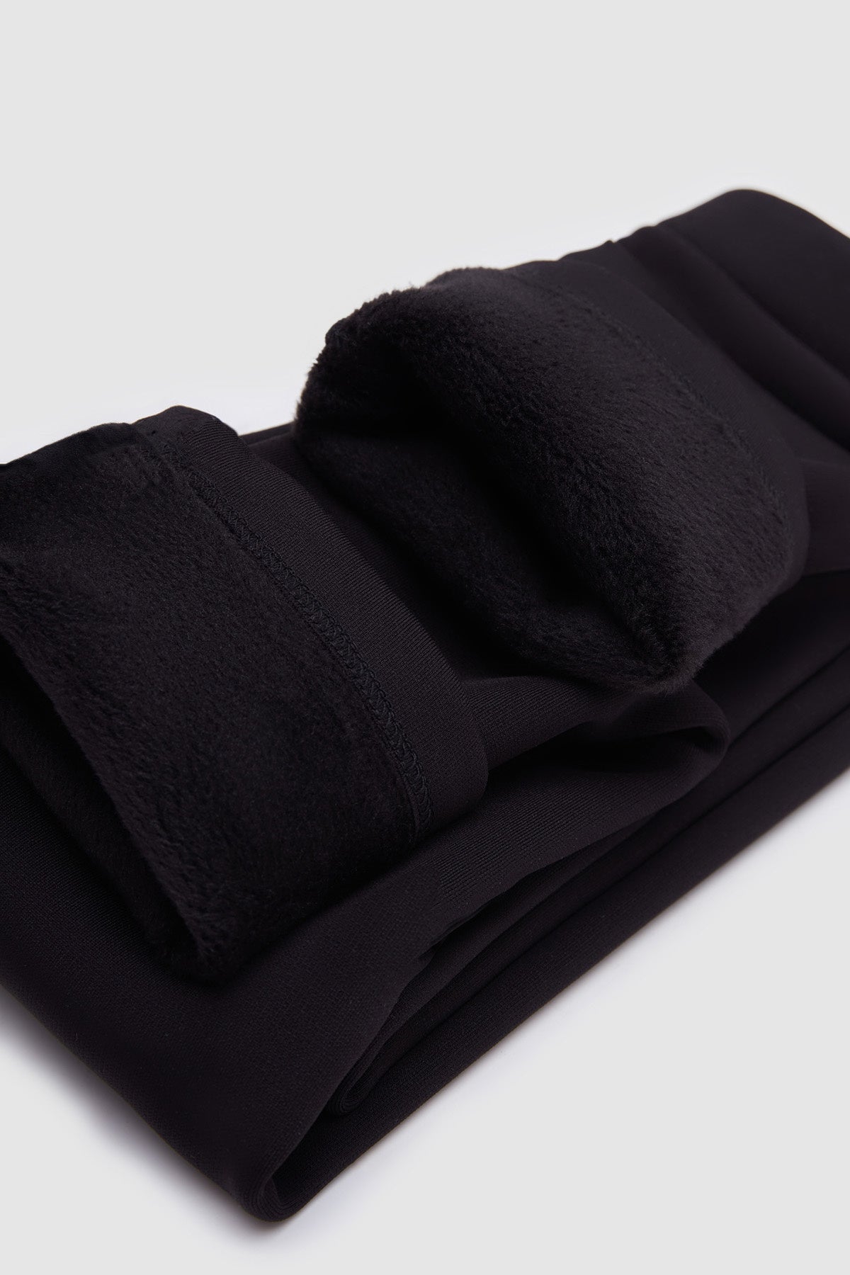 Girls' Fleece-Lined Fuzzy Side Panel Extra Thick Winter Leggings_sizechart (BLACK)