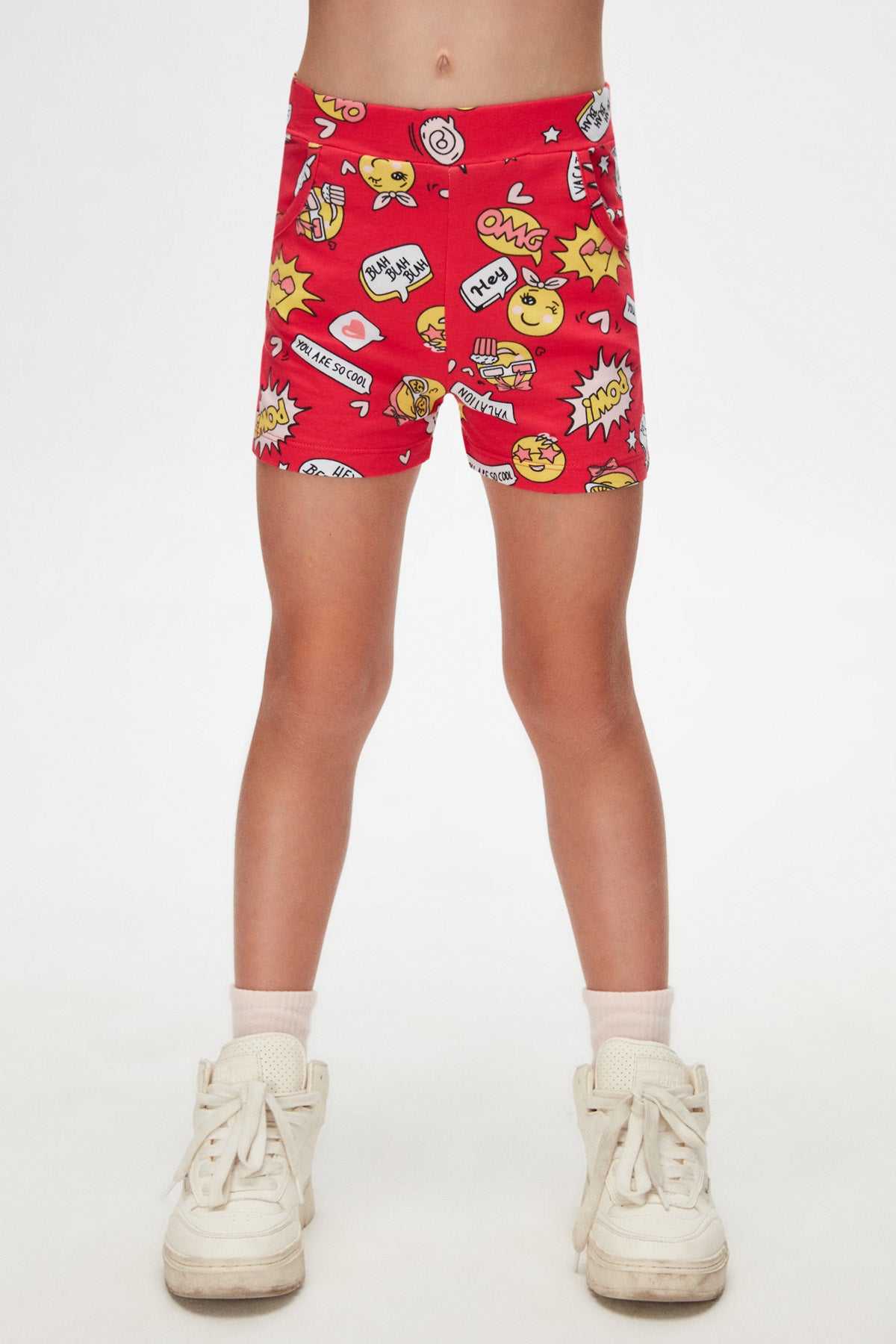 So Cool Girls' Patterned Pocket Shorts