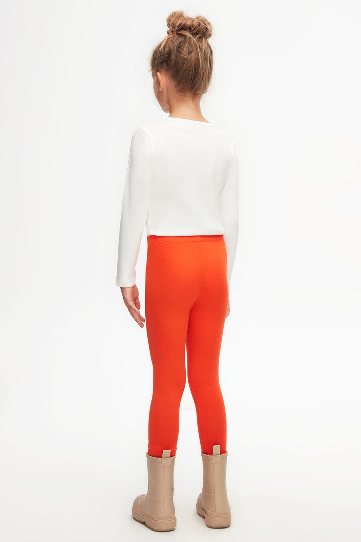 Girls' Basic Summer Leggings (CORAL)
