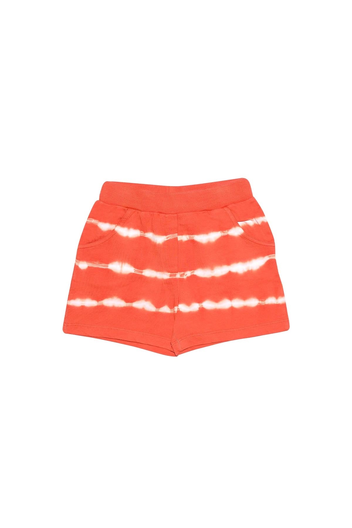 Girls' Two-Thread Pocketed Shorts (CORAL)