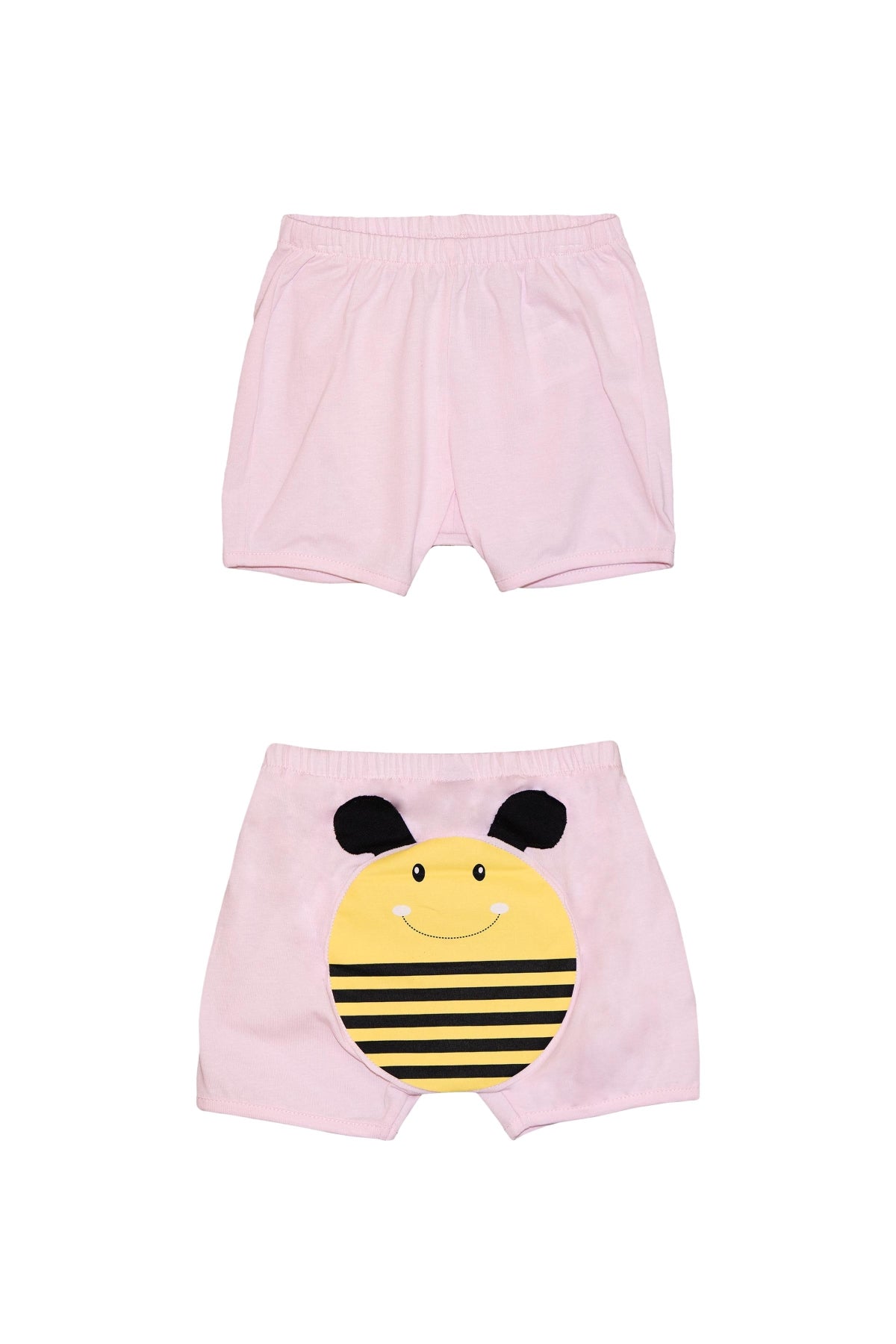 Girls' Bee Print Shorts (BRIGHT PINK)