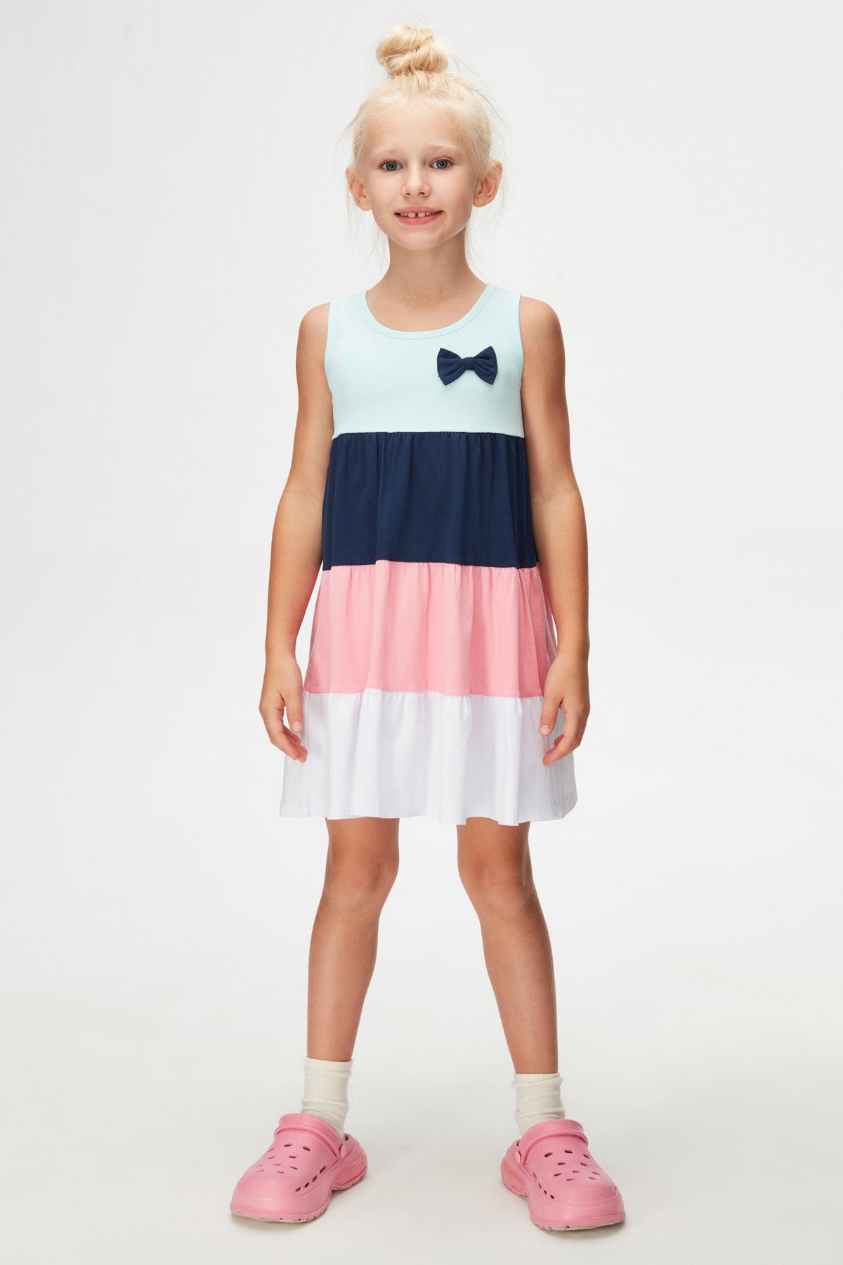 Tiered Girls' Strappy Dress