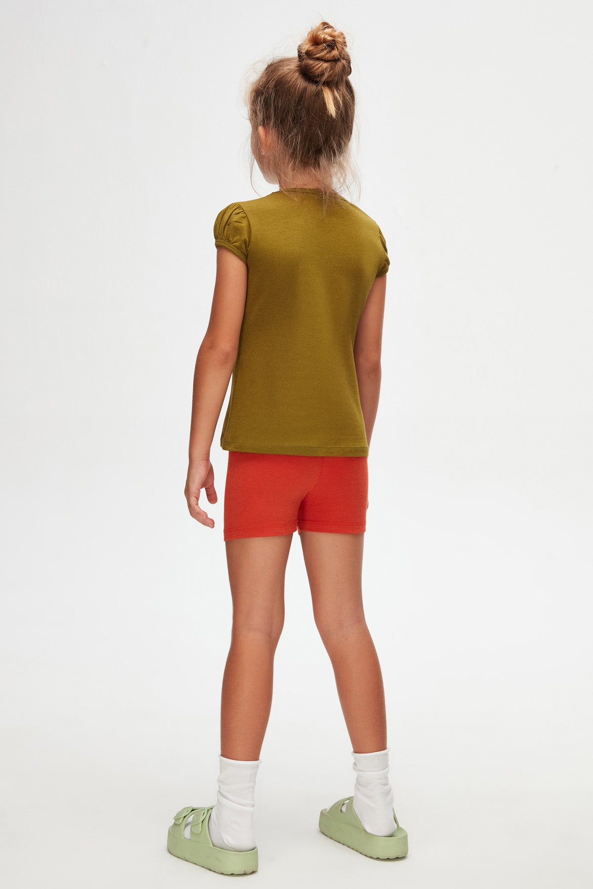 Girls' Basic Crew Neck Puff Sleeve T-Shirt_sizechart (NUTRIA)