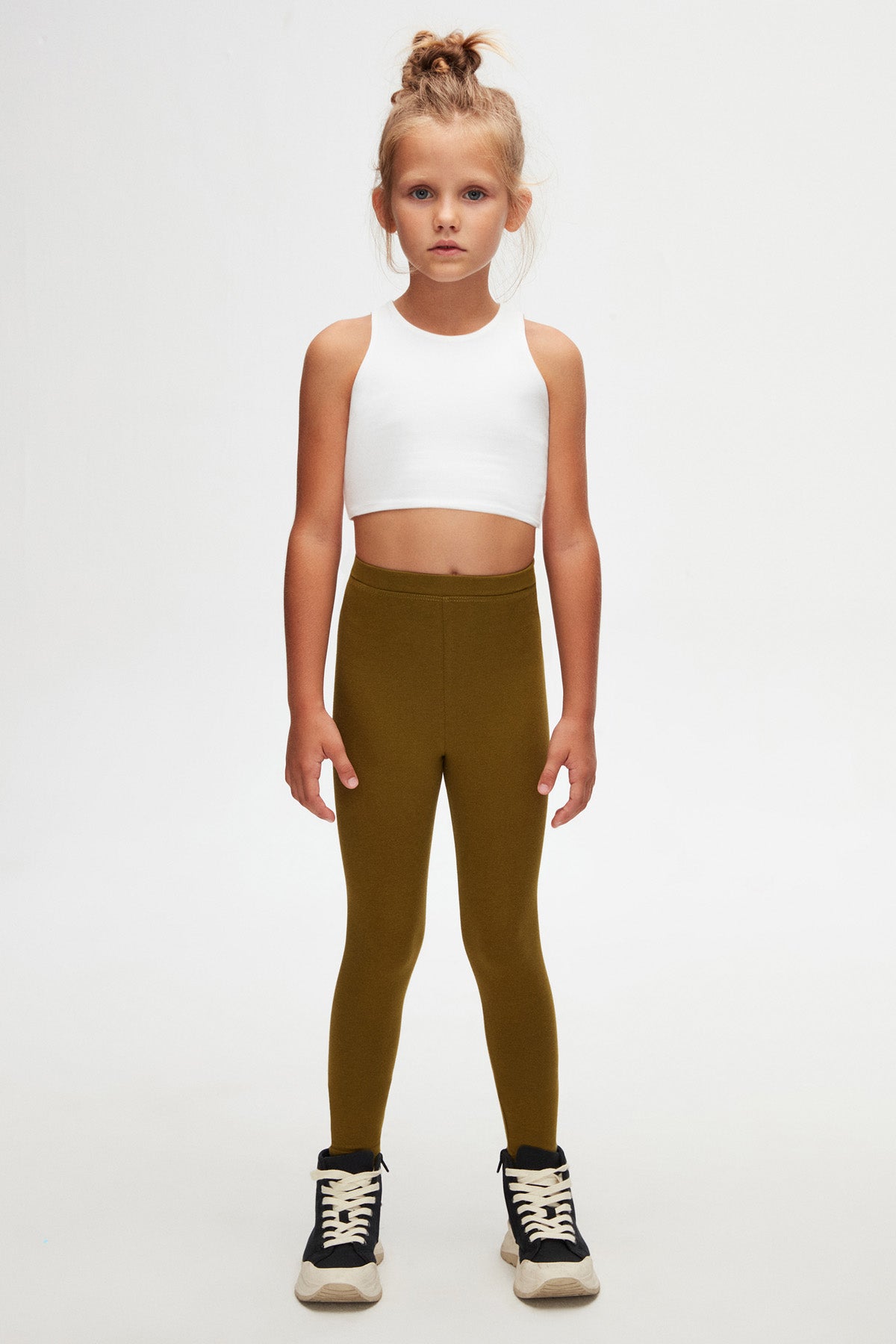 Girls' Basic Summer Leggings (NUTRIA)